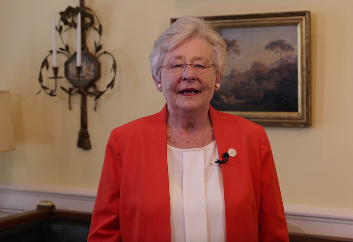 Governor Kay Ivey promoting Coach Safely Act